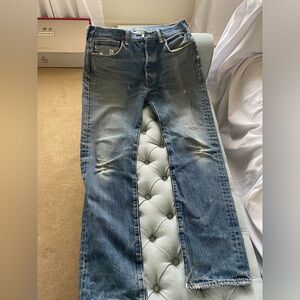 Vintage Levi’s 501 red tab button-up jeans